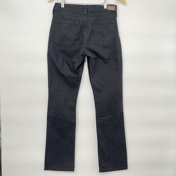 Levi's 505 Straight Leg Women's size‎ 2 Medium Black Denim jeans - Picture 3 of 9